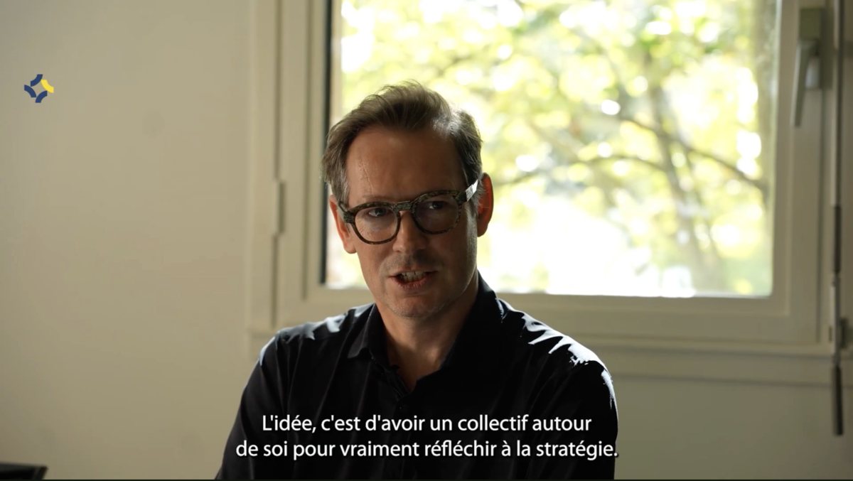 Frédéric Mathieu, fondateur de SRI France, dans le reportage du Collège du Dirigeant